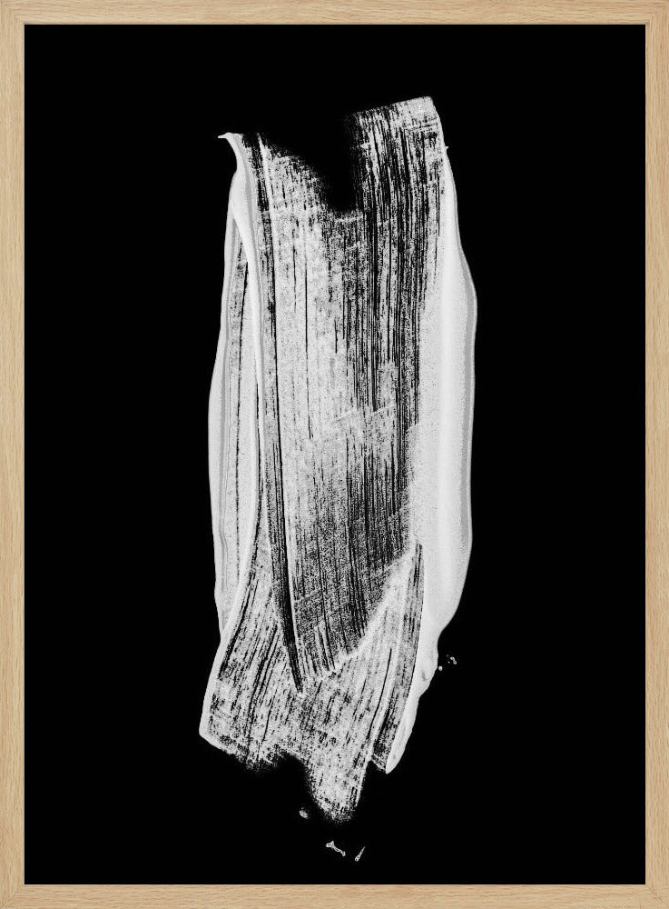 Monochrome Brushstroke | Poster