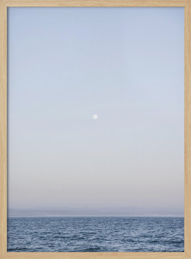 Maanverlichte horizon | Poster