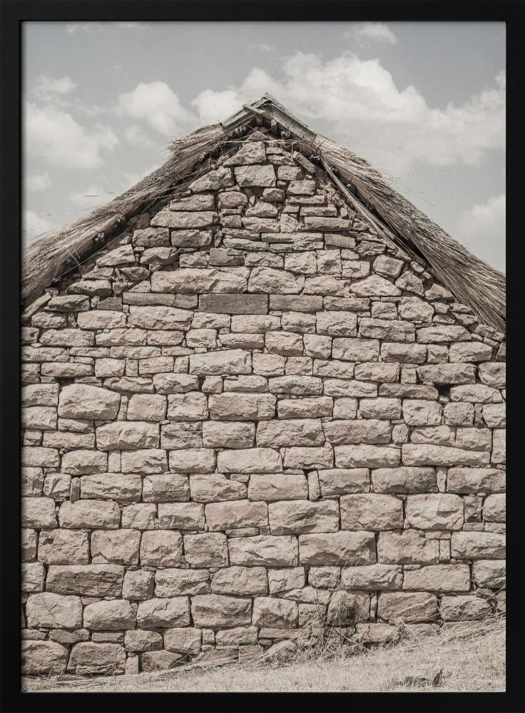 Stenen daklandschap | Poster