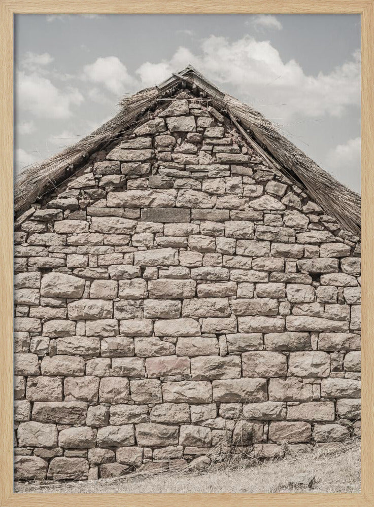 Stenen daklandschap | Poster