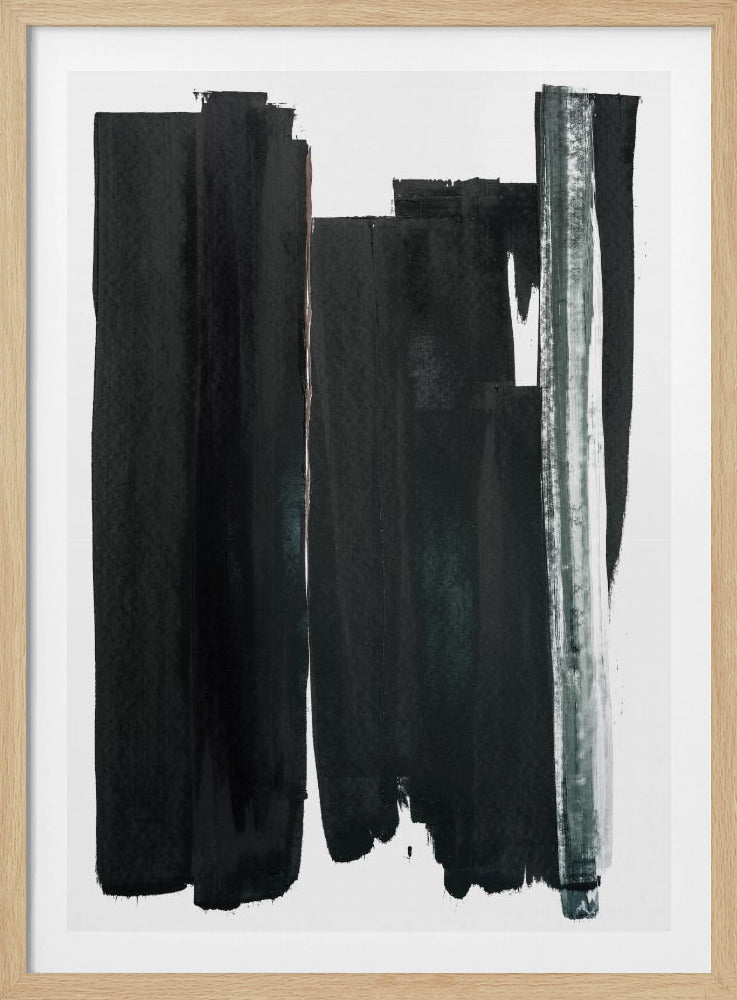 Monochrome strepen | Poster