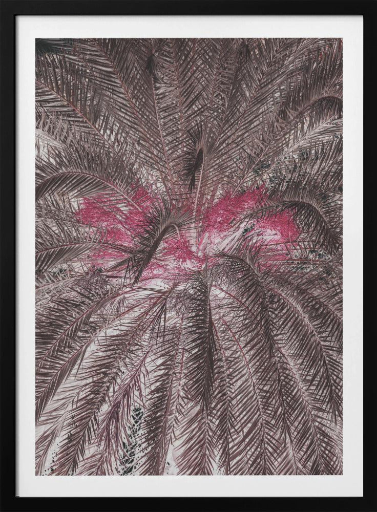 Levendige weergave van palmbladeren | Poster