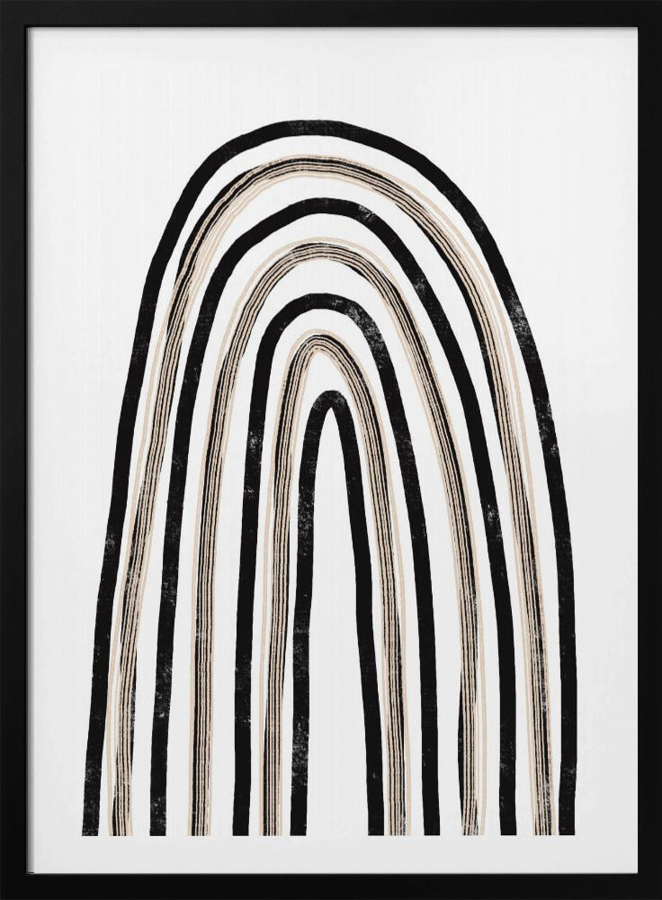 Monochrome Arches | Poster