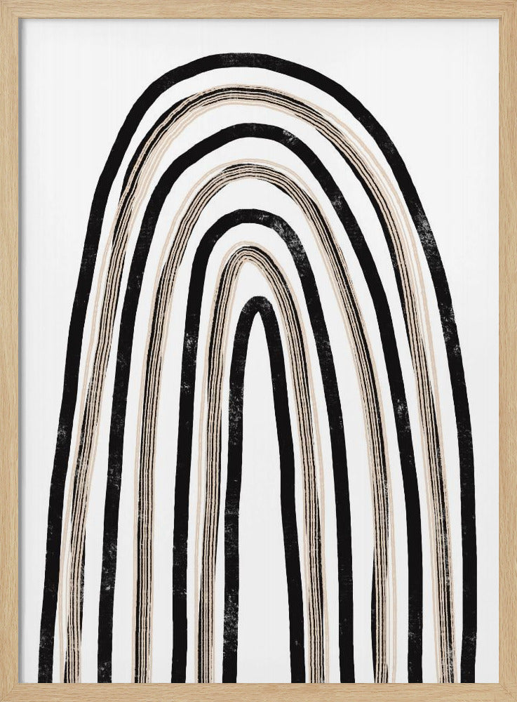 Monochrome Arches | Poster