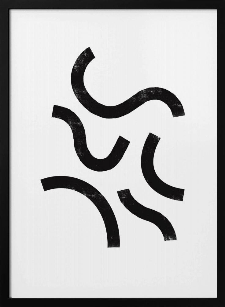 Gebogen ritmes | Poster