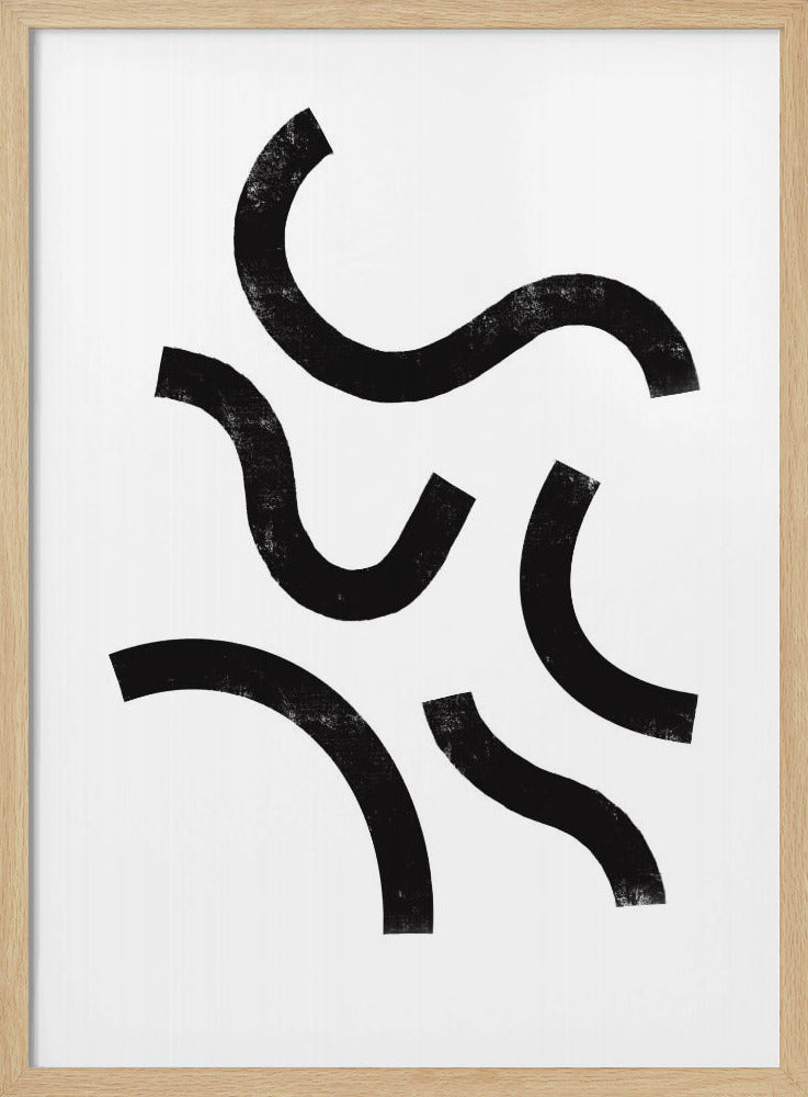Gebogen ritmes | Poster