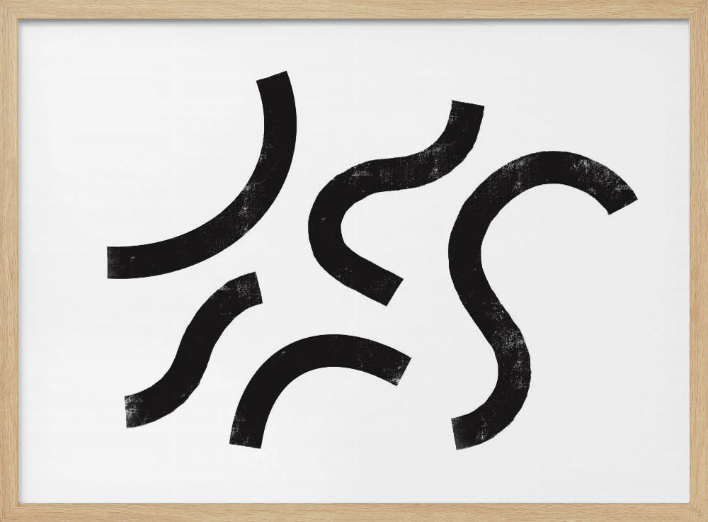 Gebogen ritmes | Poster