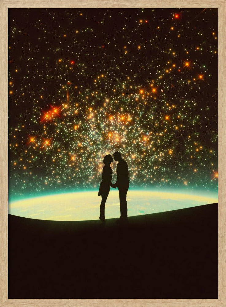 Een kosmische kus | Poster