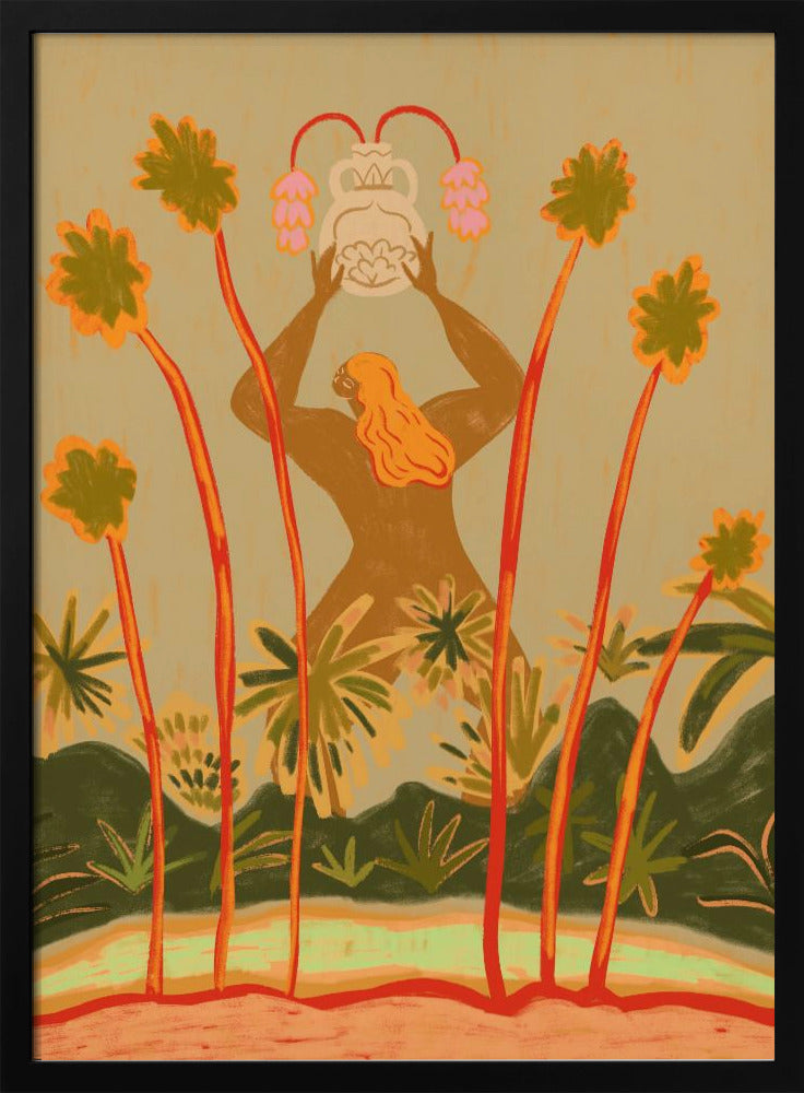 Achter de bomen | Poster