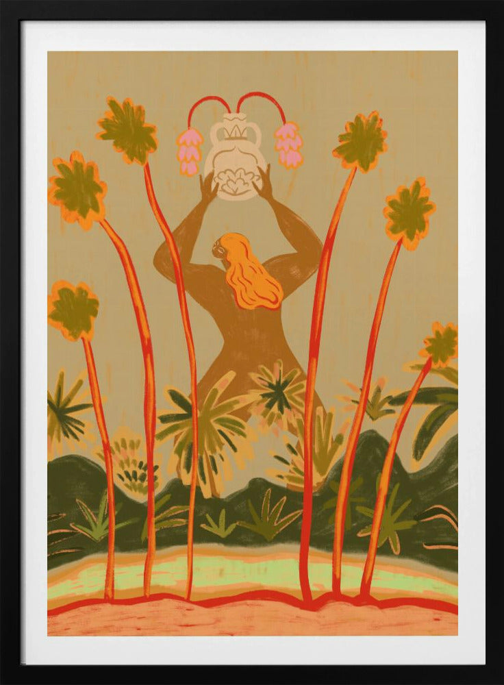 Achter de bomen | Poster