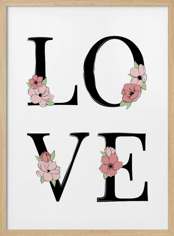 Bloemenliefde Bloei | Poster