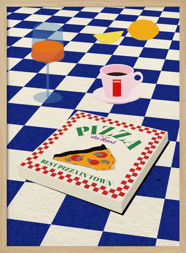 Het Italiaanse menu | Poster