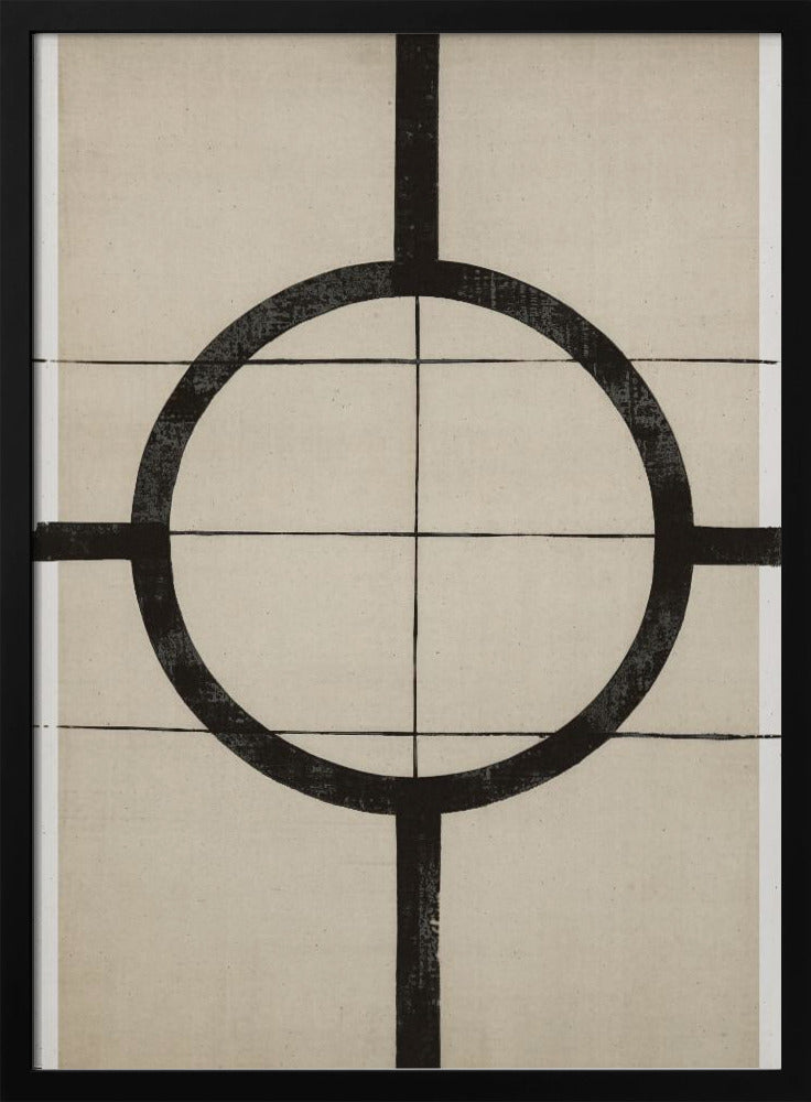 Cirkelvormige kruising | Poster