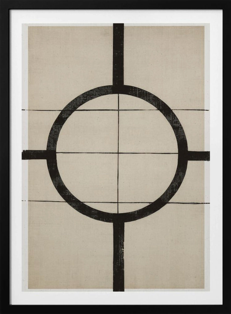 Cirkelvormige kruising | Poster
