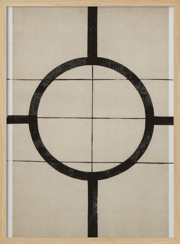 Cirkelvormige kruising | Poster