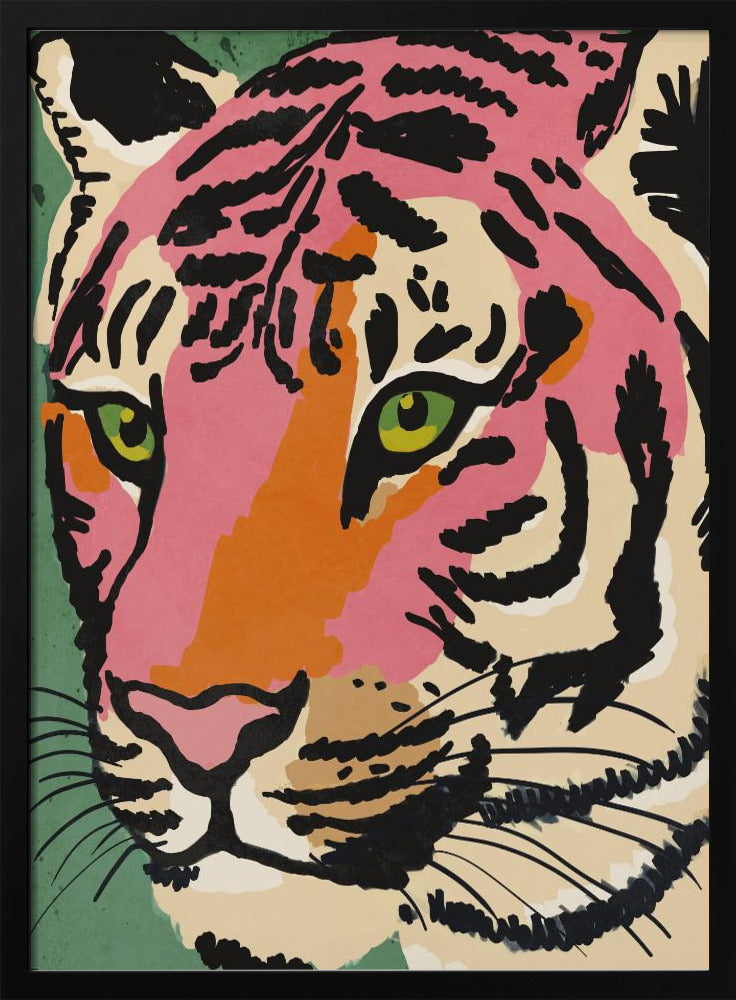 Vibrant Tiger Gaze | Poster