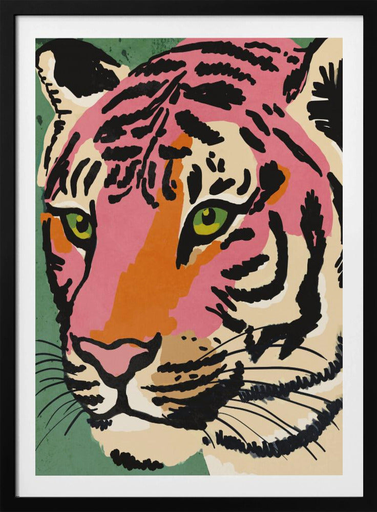 Vibrant Tiger Gaze | Poster