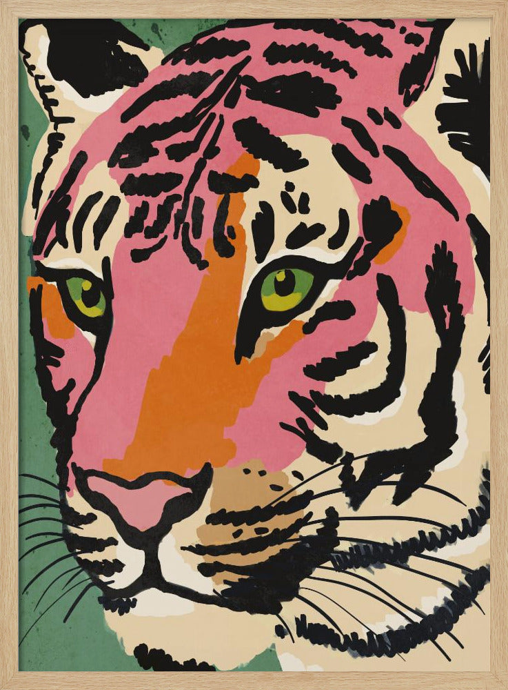 Vibrant Tiger Gaze | Poster