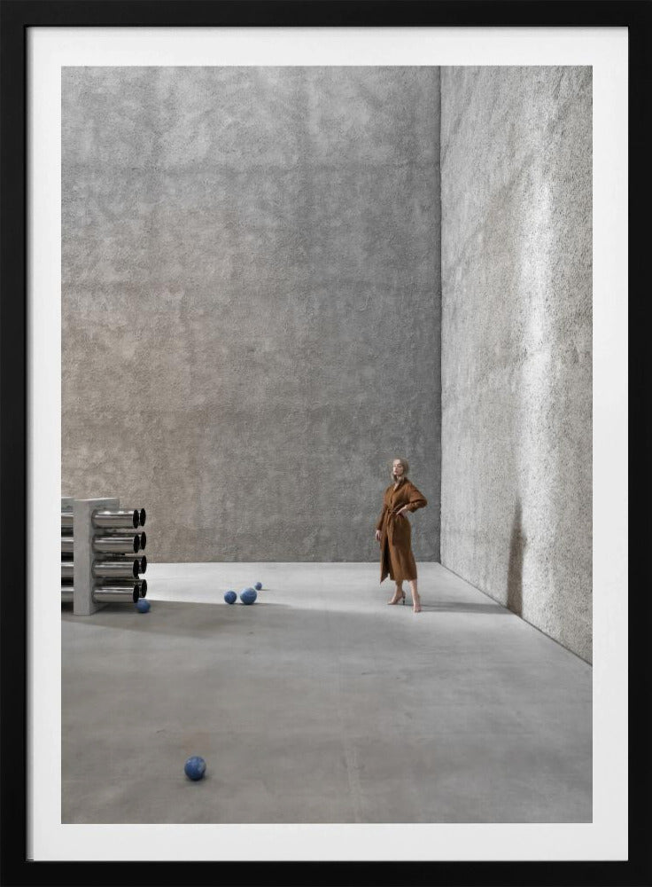 Poseren op beton | Poster