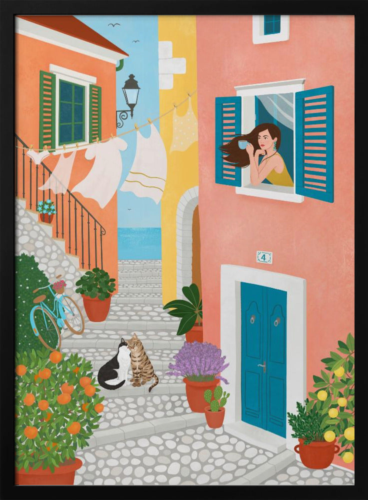 Zondagochtend in de Provence | Poster