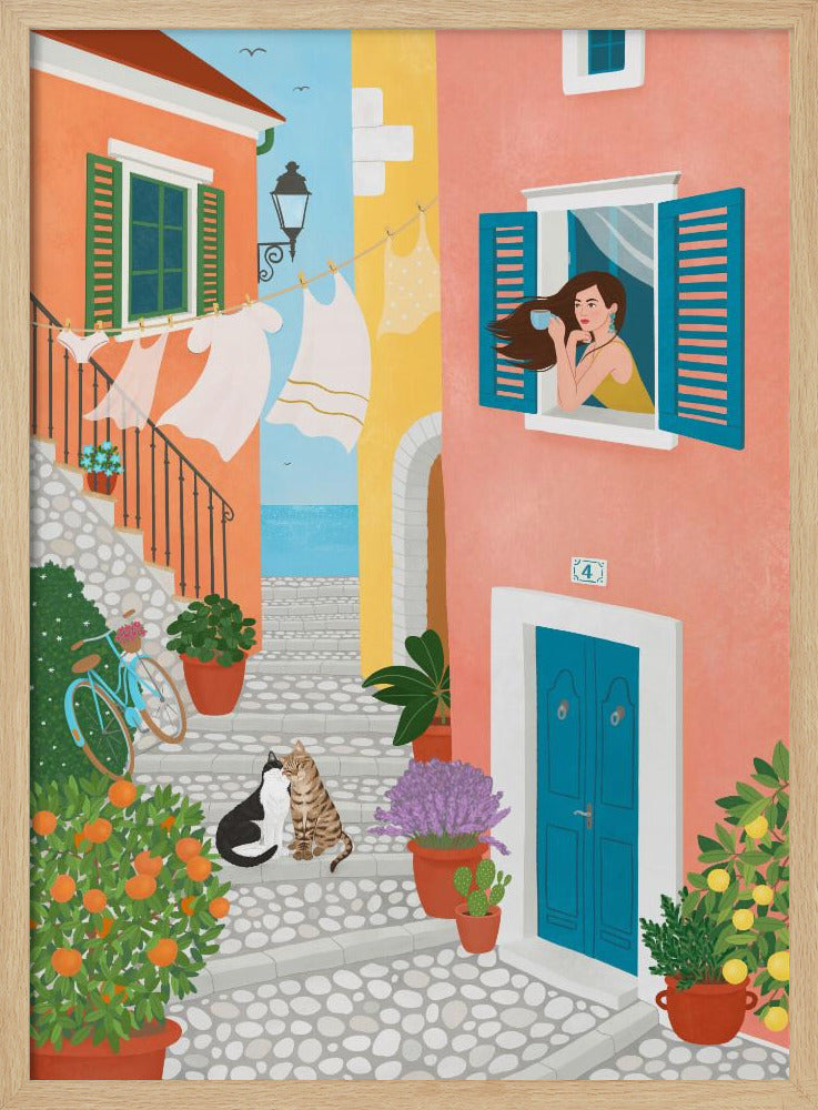 Zondagochtend in de Provence | Poster