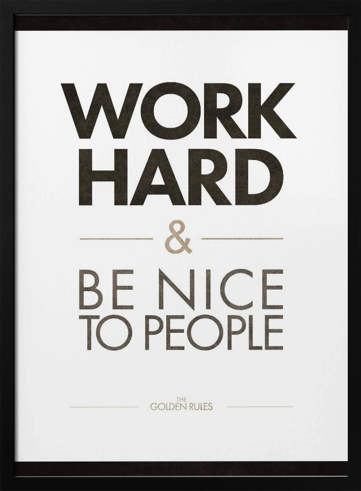 Gouden levensregels | Poster