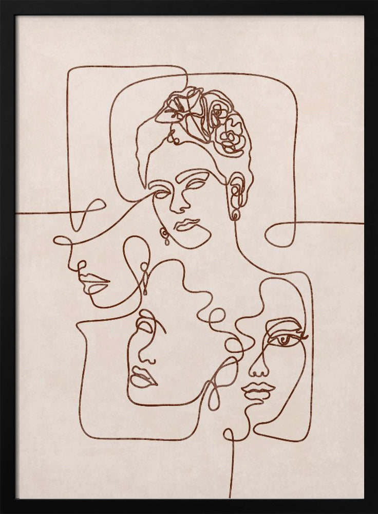 Entwined Faces | Poster