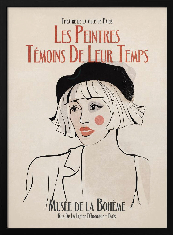 Parijse muze | Poster