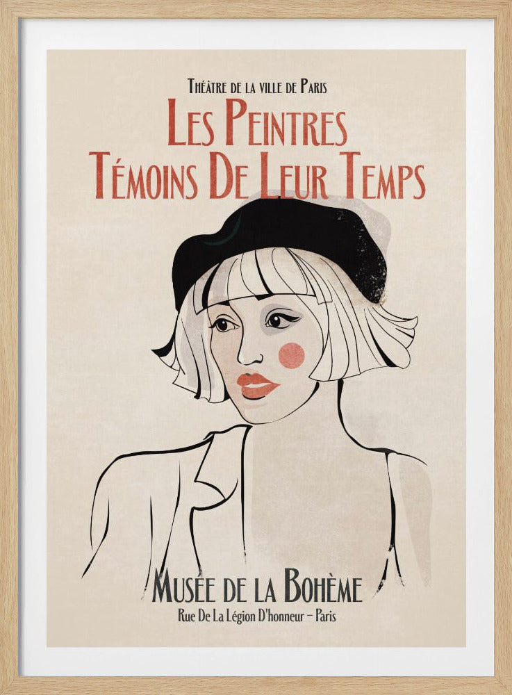 Parijse muze | Poster