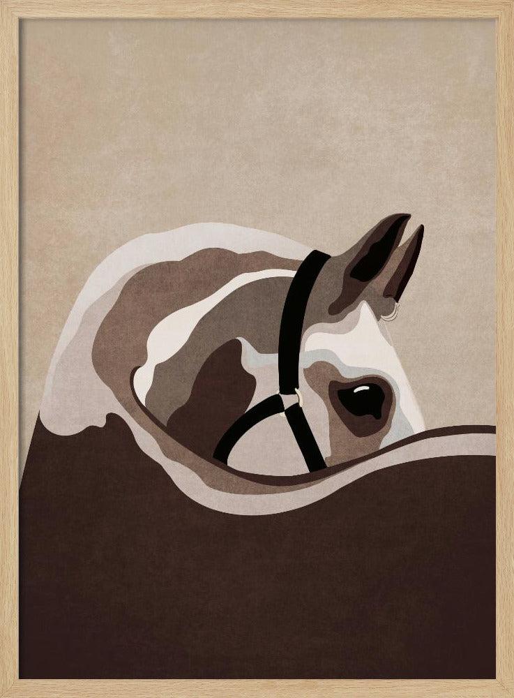 Majestueuze paardenblik | Poster