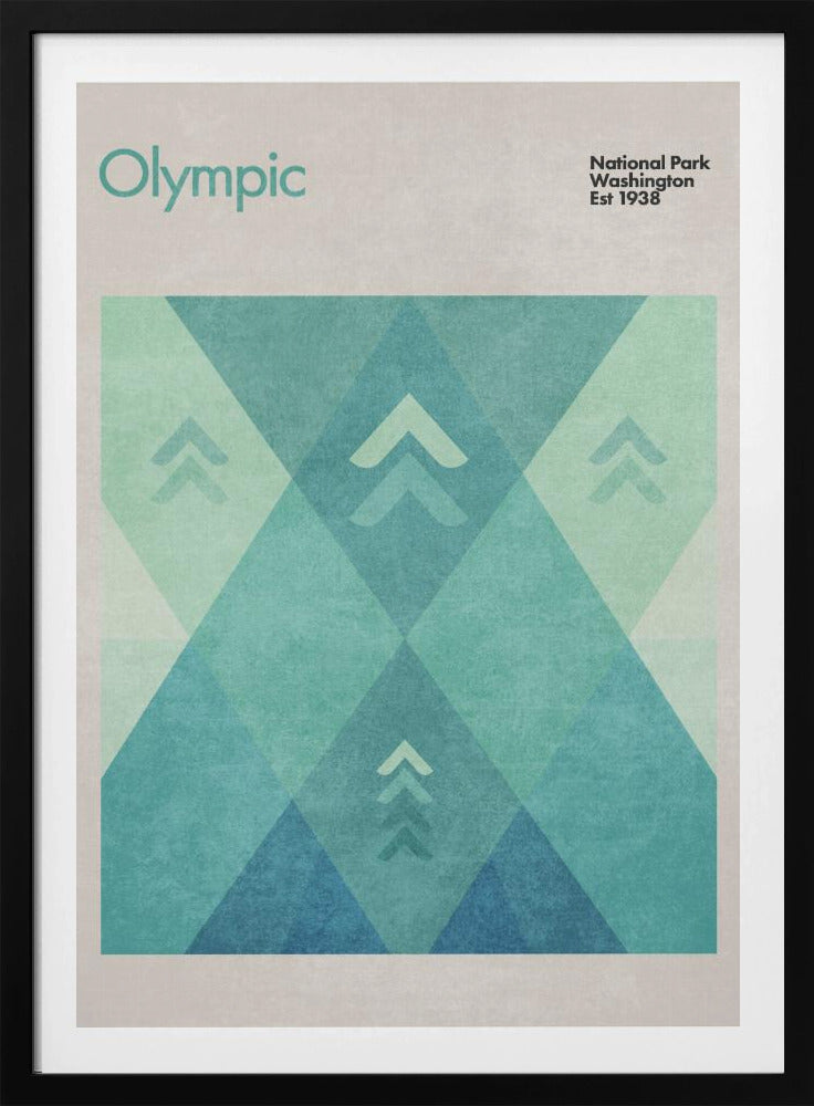 Geometrische pieken | Poster