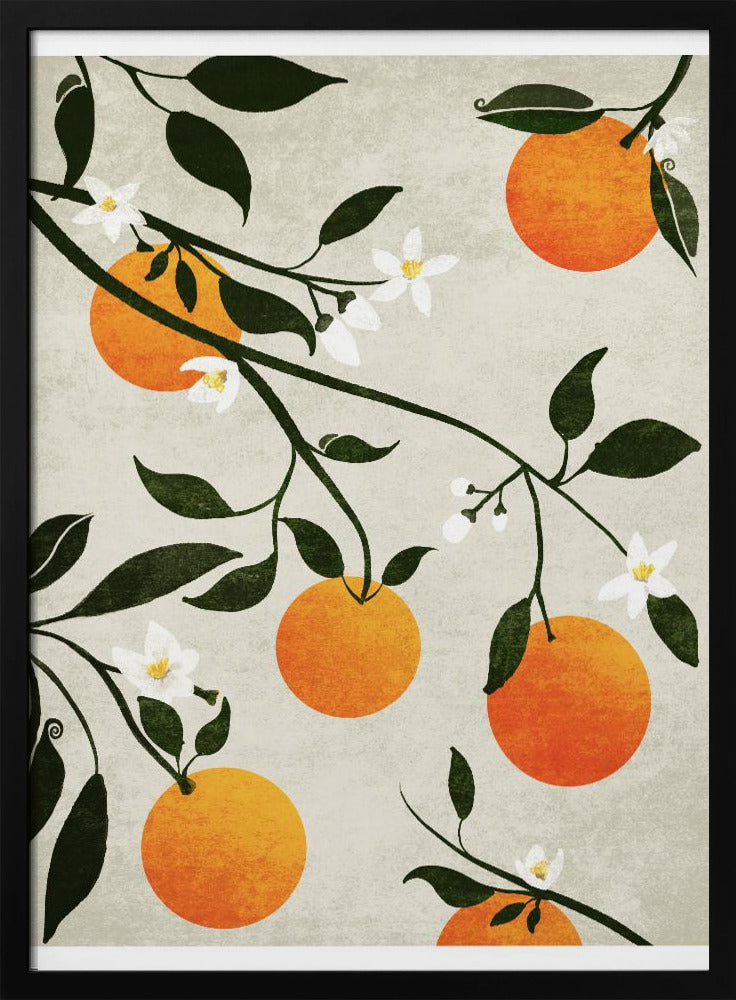 Sinaasappels in bloei | Poster