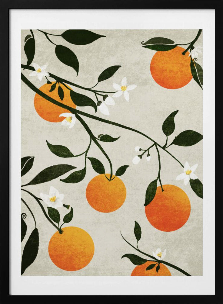 Sinaasappels in bloei | Poster