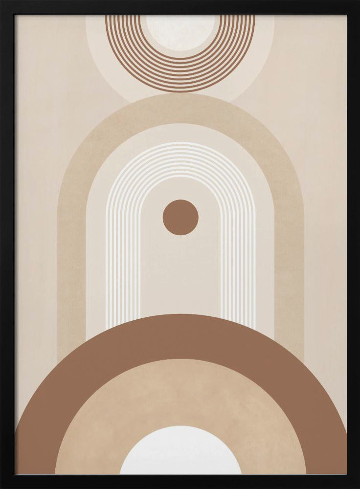 Beige Mid-Century Poster | Poster