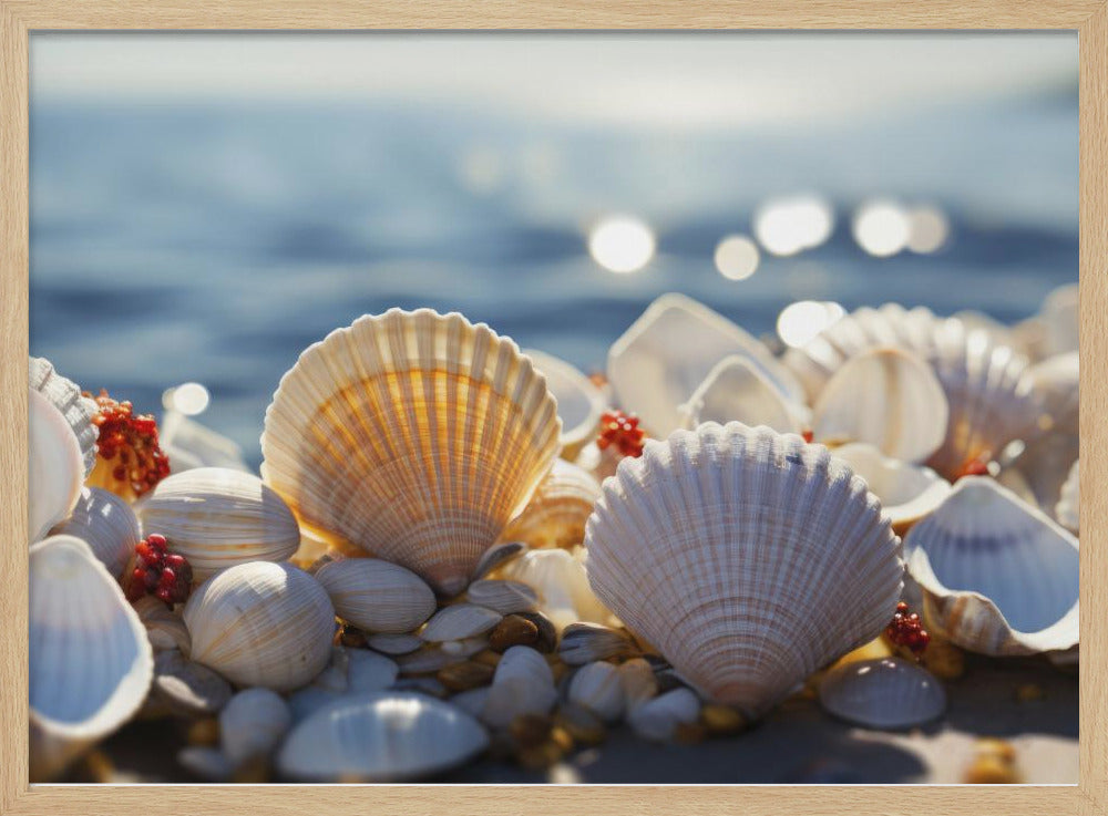 Zeeschelpensereniteit | Poster