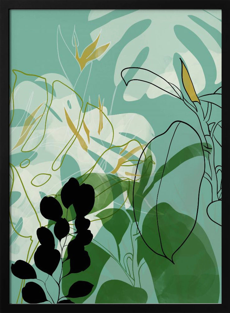 Bladerenlijn Boho2 | Poster