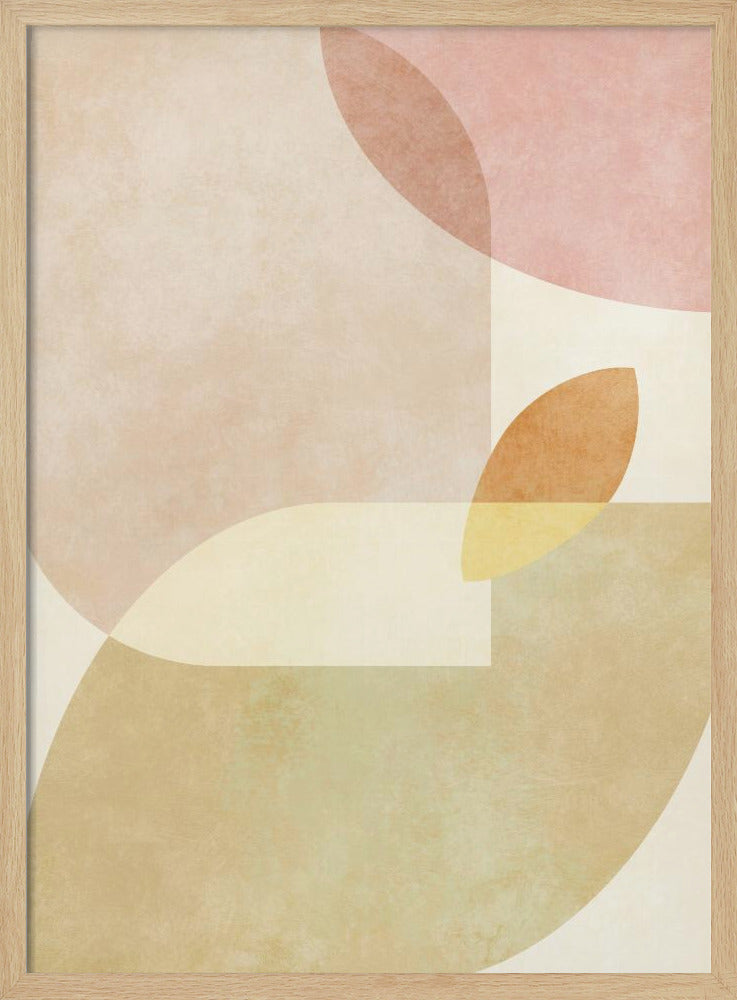 Aqua Shapes 1 kopie | Poster