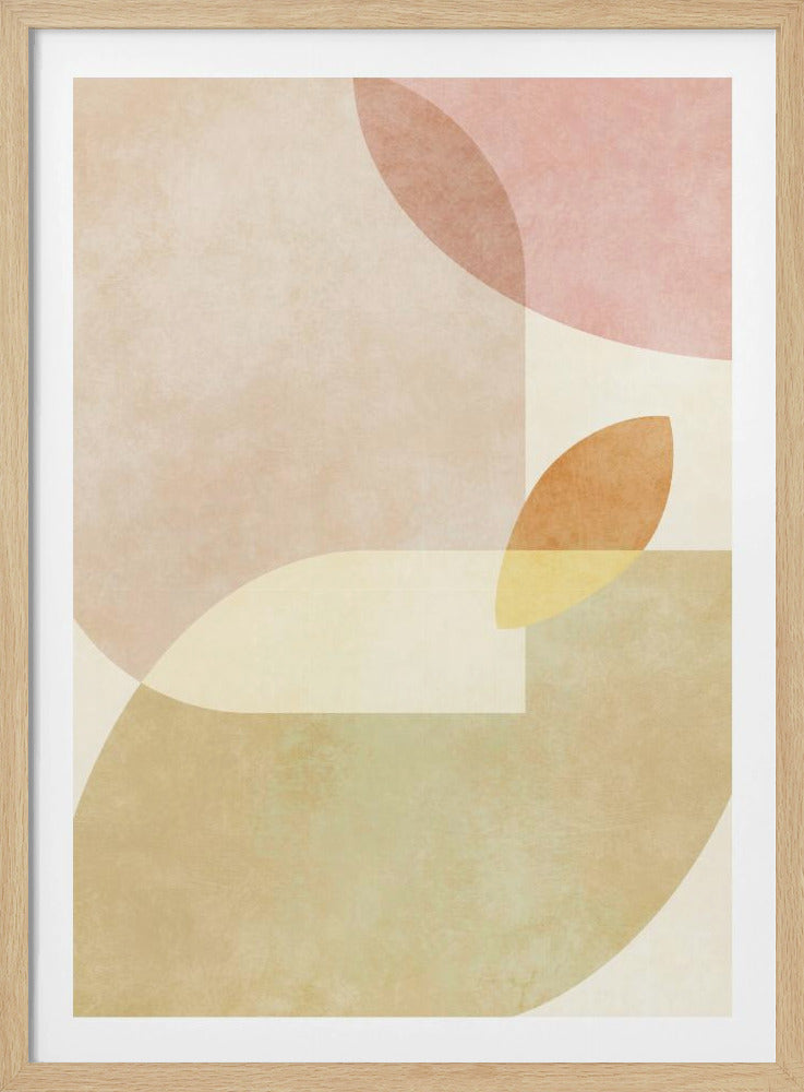 Aqua Shapes 1 kopie | Poster