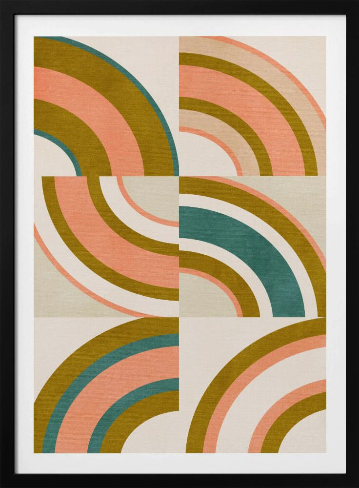 Regenboogzonneschijn 10 | Poster