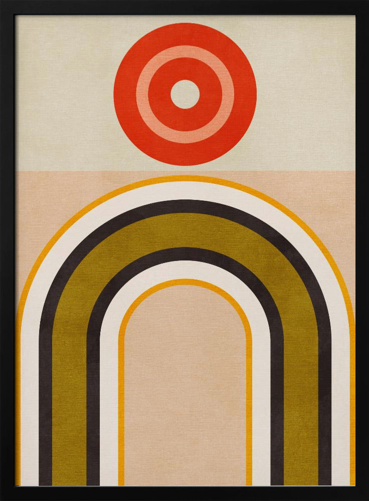 Regenboog Zonnen 9 | Poster