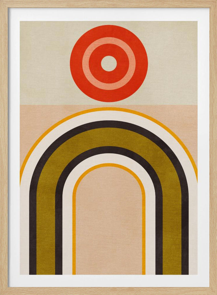 Regenboog Zonnen 9 | Poster