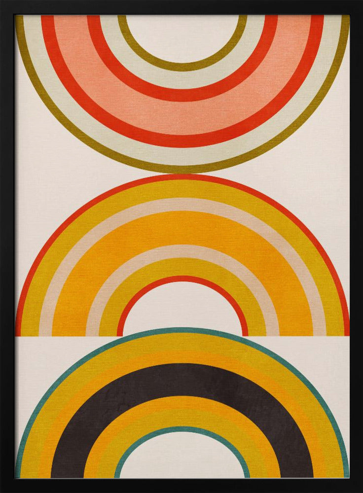 Regenboog Zonnen 6 | Poster