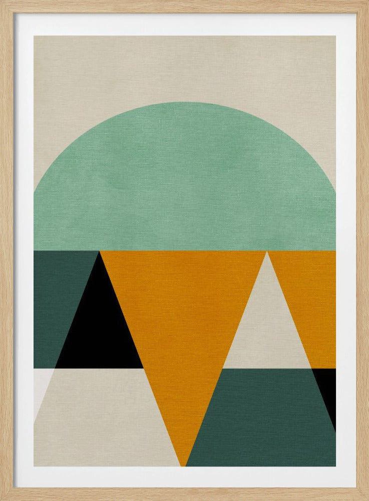 Regenboog Plus Vormen4 | Poster