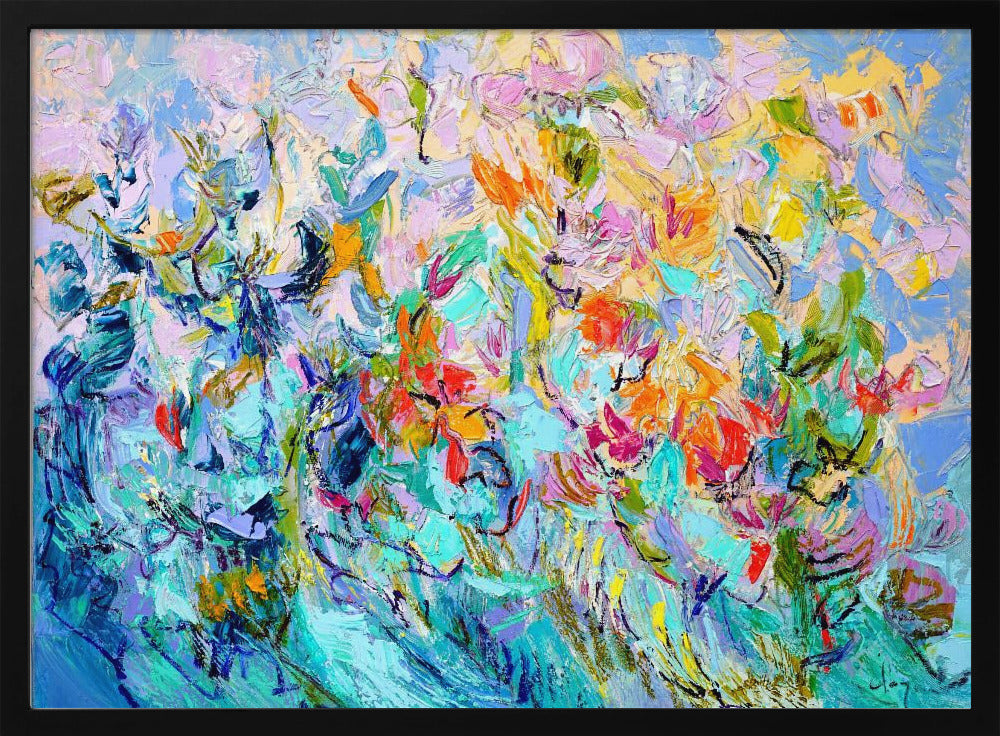 Stralende bloemenharmonie | Poster