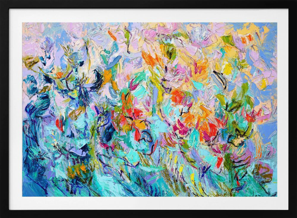 Stralende bloemenharmonie | Poster