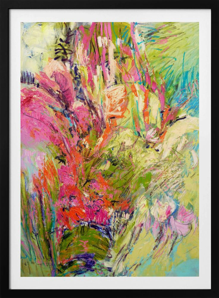 Expressionistisch kleurrijk abstract | Poster