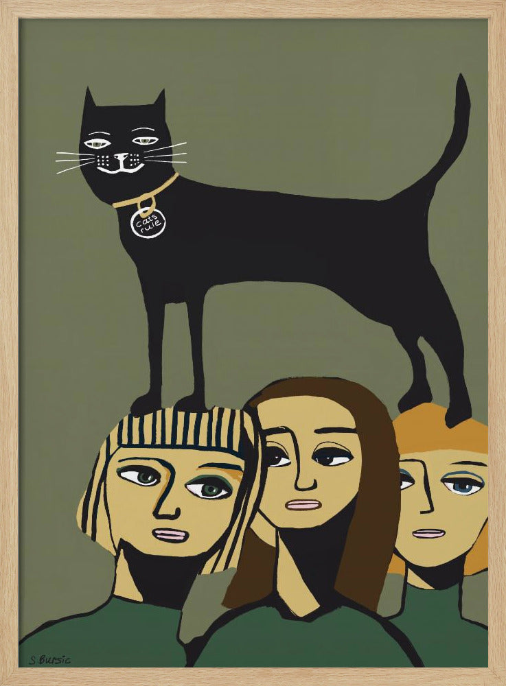 Zwarte Kat Regels | Poster