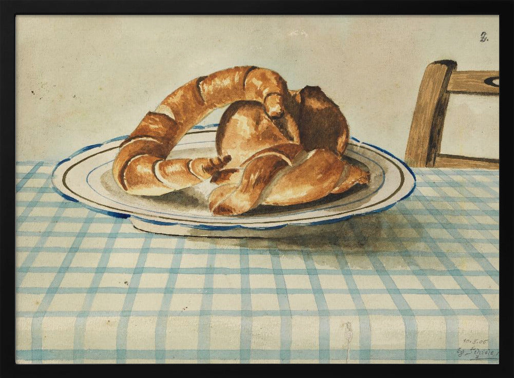 Still Life With Pastry Plate | Poster