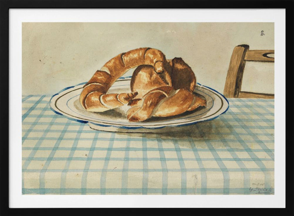 Still Life With Pastry Plate | Poster