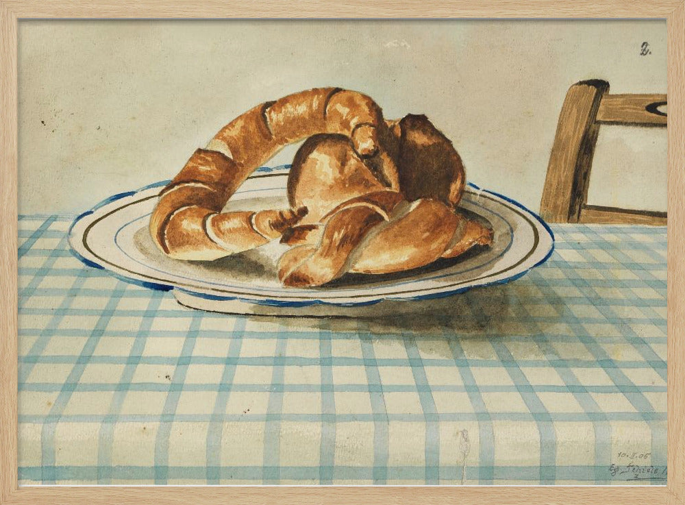 Still Life With Pastry Plate | Poster